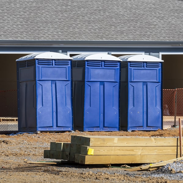 what is the cost difference between standard and deluxe portable toilet rentals in Big Flat AR